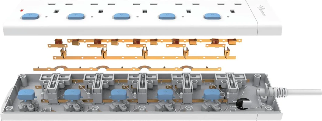 English Standard Mobile Plug-in Board Industrial Socket Expansion and Insertion