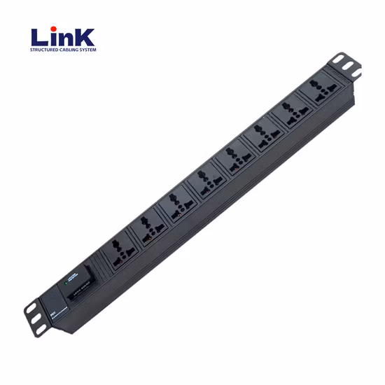 PDU Universal Switch Rack Voltage Protector Socket
