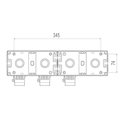 IP66 Germany Style 250V 16A Waterproof Industrial Wall Switch Sockets