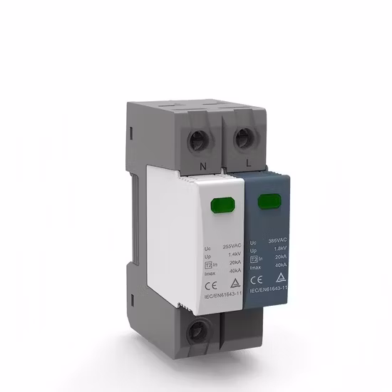 OEM 1p 2p 3p 4-полюсный 230 В 220 В 375 В 380 устройство защиты от перенапряжения переменного тока SPD до 150 ка